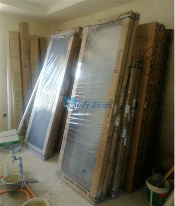 左右手湖北黃岡陽光窗、生態(tài)門、中空門安裝案例2