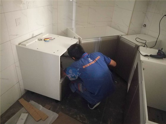 板式櫥柜安裝-長城盛世家園一期安裝案例3 板式櫥柜安裝-長城盛世家園一期安裝案例3